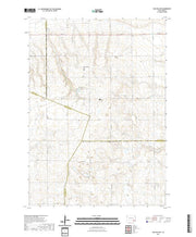 USGS US Topo 7.5-minute map for Oak Hollow SD 2021