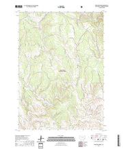 USGS US Topo 7.5-minute map for Preacher Spring SD 2021