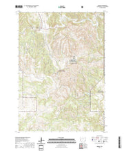 USGS US Topo 7.5-minute map for Pringle SD 2021