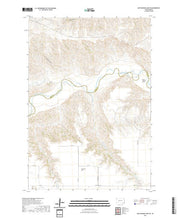 USGS US Topo 7.5-minute map for Rattlesnake Lake SW SD 2021