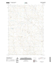 USGS US Topo 7.5-minute map for Roundup Butte SD 2021