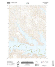 USGS US Topo 7.5-minute map for Rousseau Creek SD 2021