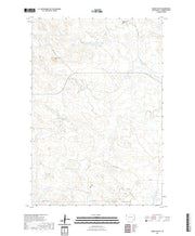 USGS US Topo 7.5-minute map for Saddle Butte SD 2021