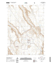 USGS US Topo 7.5-minute map for Scenic SD 2021