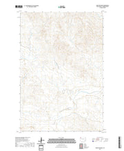 USGS US Topo 7.5-minute map for Sheep Pen Draw SD 2021