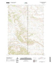 USGS US Topo 7.5-minute map for Slaughter Reservoir SDWY 2021