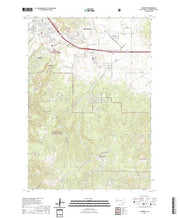 USGS US Topo 7.5-minute map for Spearfish SD 2021