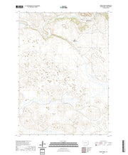 USGS US Topo 7.5-minute map for Spring Creek SD 2021