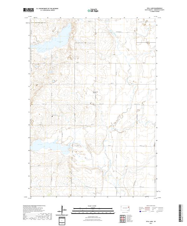 USGS US Topo 7.5-minute map for Still Lake SD 2021