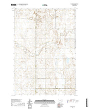 USGS US Topo 7.5-minute map for Tulare NW SD 2021