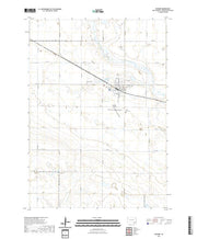 USGS US Topo 7.5-minute map for Wagner SD 2021