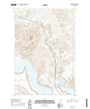 USGS US Topo 7.5-minute map for Wakpala SD 2021