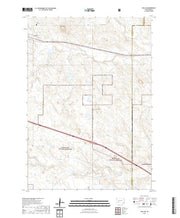 USGS US Topo 7.5-minute map for Wall NE SD 2021