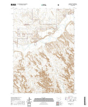 USGS US Topo 7.5-minute map for Wanblee NW SD 2021