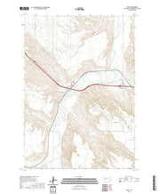 USGS US Topo 7.5-minute map for Wasta SD 2021