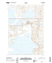 USGS US Topo 7.5-minute map for Waubay SD 2021