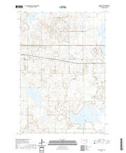 USGS US Topo 7.5-minute map for Waubay SW SD 2021