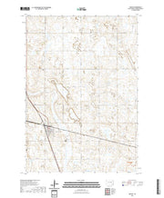 USGS US Topo 7.5-minute map for Wolsey SD 2021