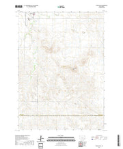 USGS US Topo 7.5-minute map for Wood South SD 2021