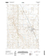 USGS US Topo 7.5-minute map for Woonsocket SD 2021