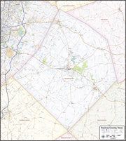 Bastrop County Tx Wall Map