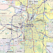 Kansas City Metro Area Wall Map