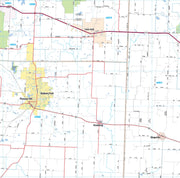 Kansas City Metro Area Wall Map