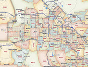 Los Angeles Area Zip Code Map