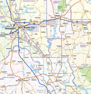 Louisiana State Wall Map