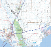 New Orleans Greater Metro Area Wall Map