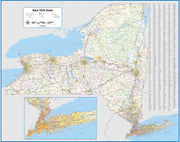 New York State Wall Map