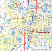 Orlando Metro Area Wall Map