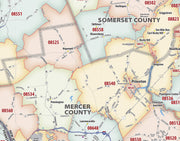 Philadelphia Metro Area Zip Code Map