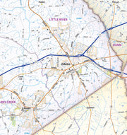 Raleigh, Durham, Chapel Hill - The Research Triangle Region Wall Map