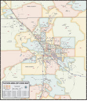 Tucson Area Zip Code Map