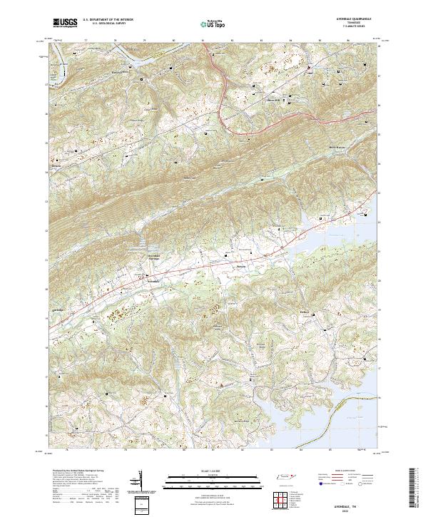 US Topo 7.5-minute map for Avondale TN