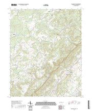 US Topo 7.5-minute map for Billingsley Gap TN