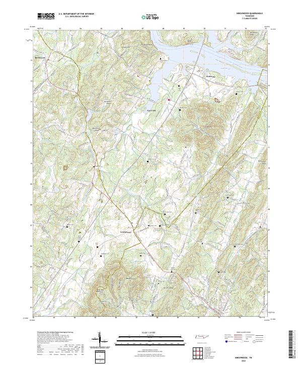 US Topo 7.5-minute map for Birchwood TN