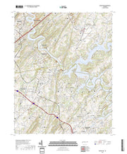 US Topo 7.5-minute map for Boone Dam TN