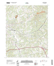 US Topo 7.5-minute map for Burns TN