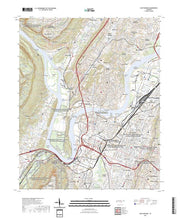 US Topo 7.5-minute map for Chattanooga TN