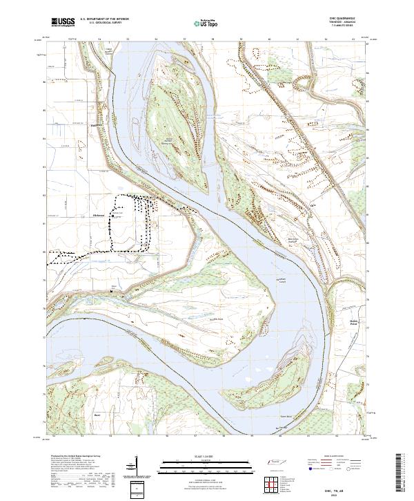 US Topo 7.5-minute map for Chic TNAR