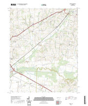 US Topo 7.5-minute map for Harris TN