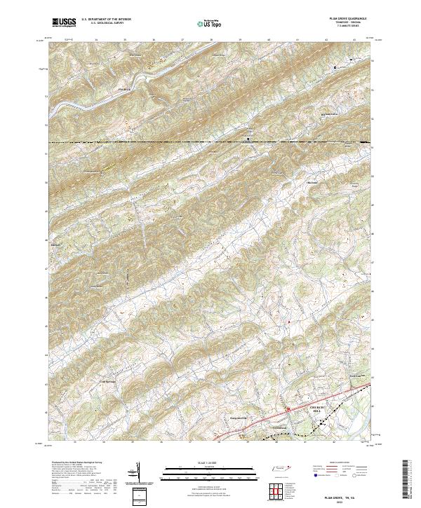 US Topo 7.5-minute map for Plum Grove TNVA