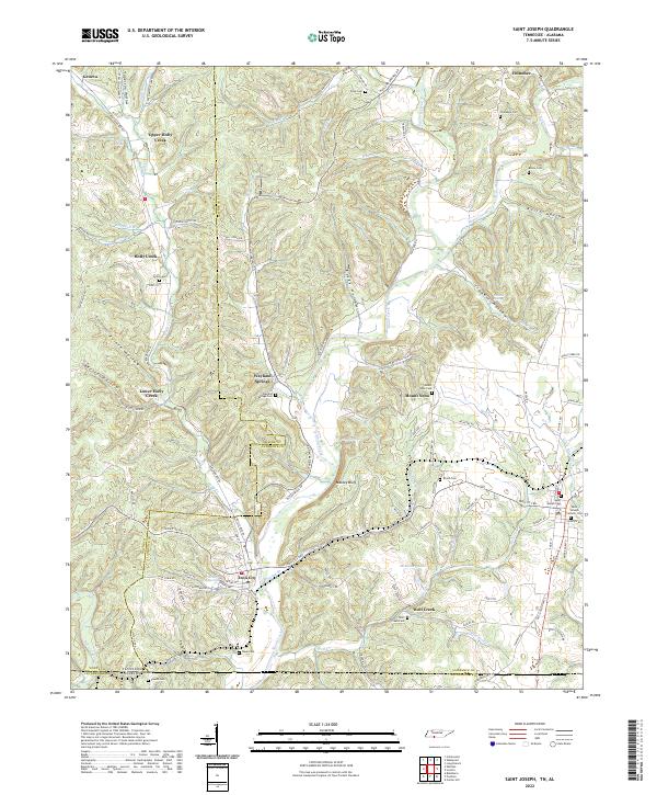 US Topo 7.5-minute map for Saint Joseph TNAL