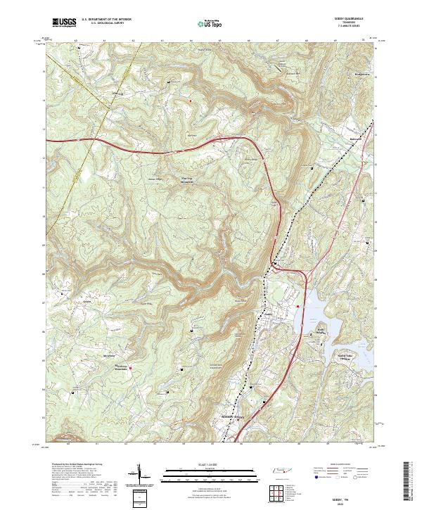 US Topo 7.5-minute map for Soddy TN