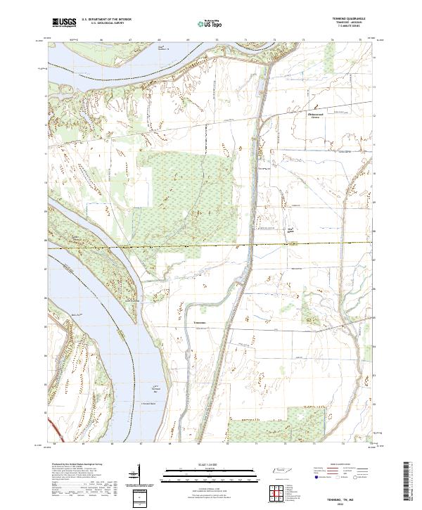 US Topo 7.5-minute map for Tennemo TNMO