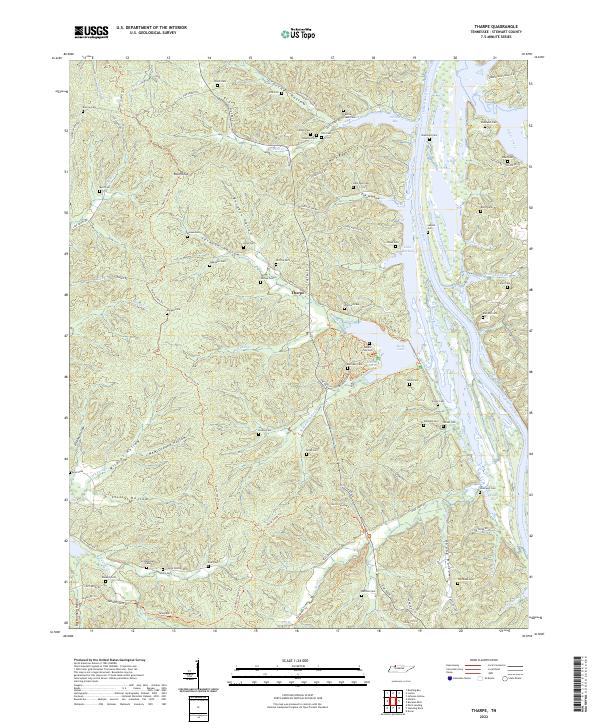 US Topo 7.5-minute map for Tharpe TN