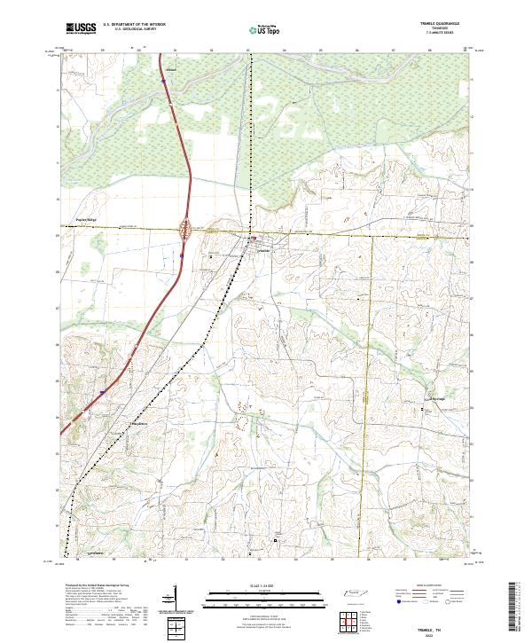 US Topo 7.5-minute map for Trimble TN