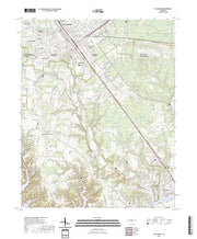 US Topo 7.5-minute map for Tullahoma TN